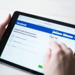 facebook login page