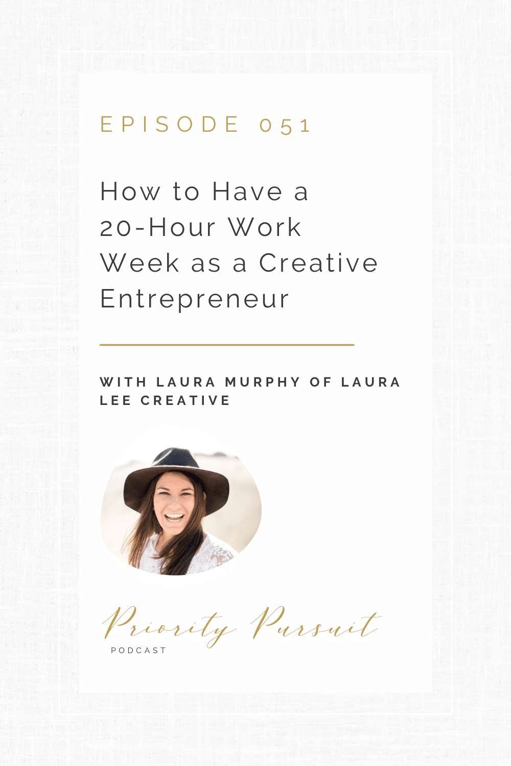 Victoria Rayburn and Laura Murphy discuss how to have a 20-hour work week as a creative entrepreneur