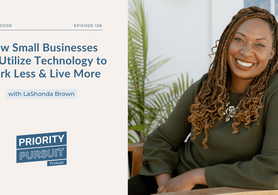 LaShonda Brown, award-winning Tech Educator, Coach, and Speaker, explains how small businesses can utilize technology to work less and live more.