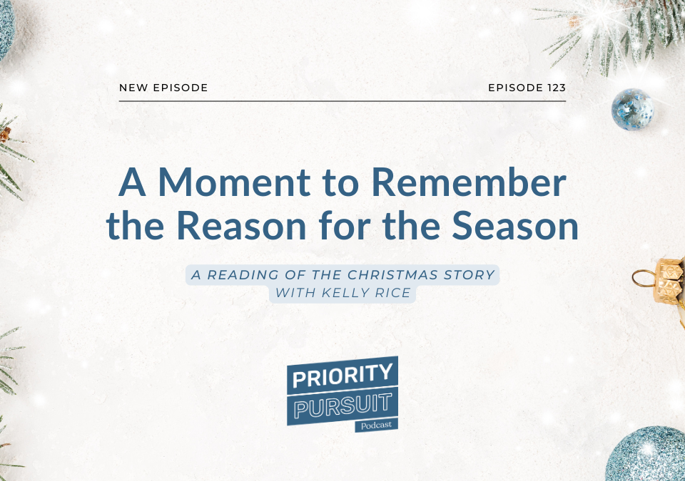 Kelly Rice, Treefrog Marketing’s Founder and Chief Marketing Strategist, reading the Christmas story.
