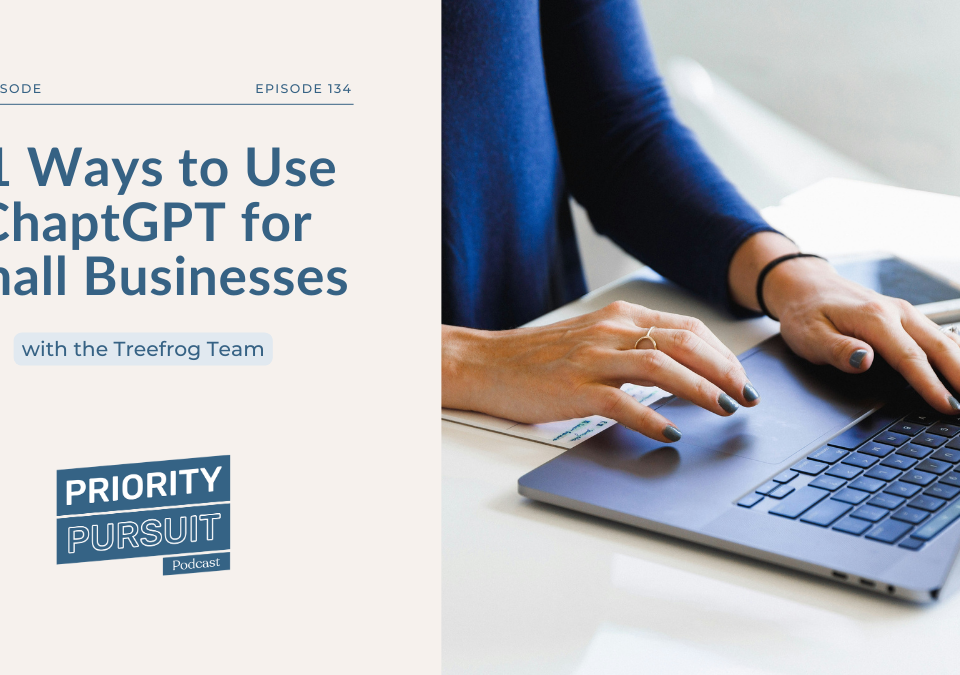 Victoria, Kelly, and Angel discuss ways to use ChatGPT for small businesses.