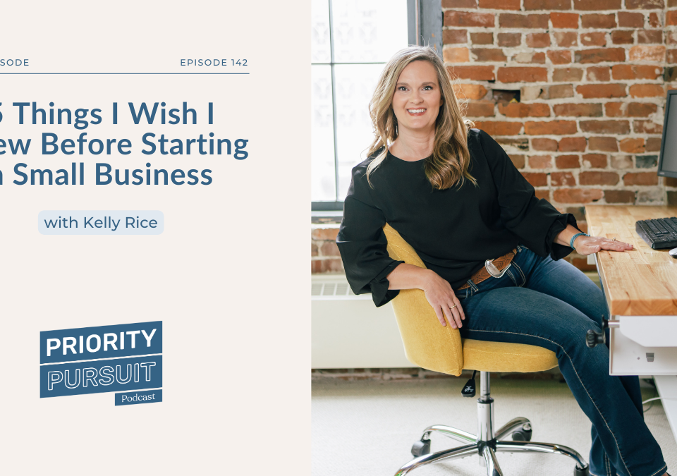 Kelly Rice—Founder and Chief Marketing Strategist at Treefrog—shares five things she wishes she knew before starting a business.