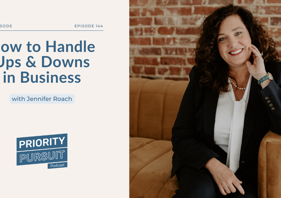 Jennifer Roach—NextGen LLC CEO—discusses how to handle ups & downs in business through innovation.