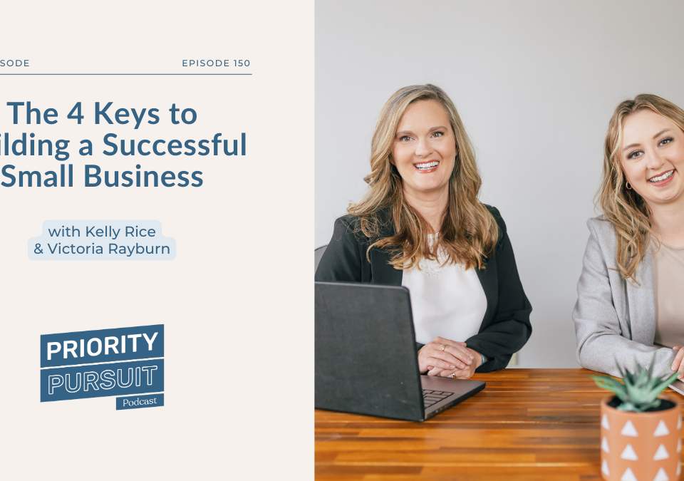 Kelly Rice and Victoria Rayburn from Treefrog Marketing share the 4 keys to building a successful small business.