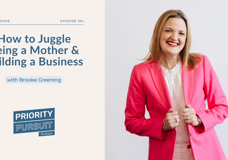 Sales guru Brooke Greening shares how to juggle being a mother & building a business.
