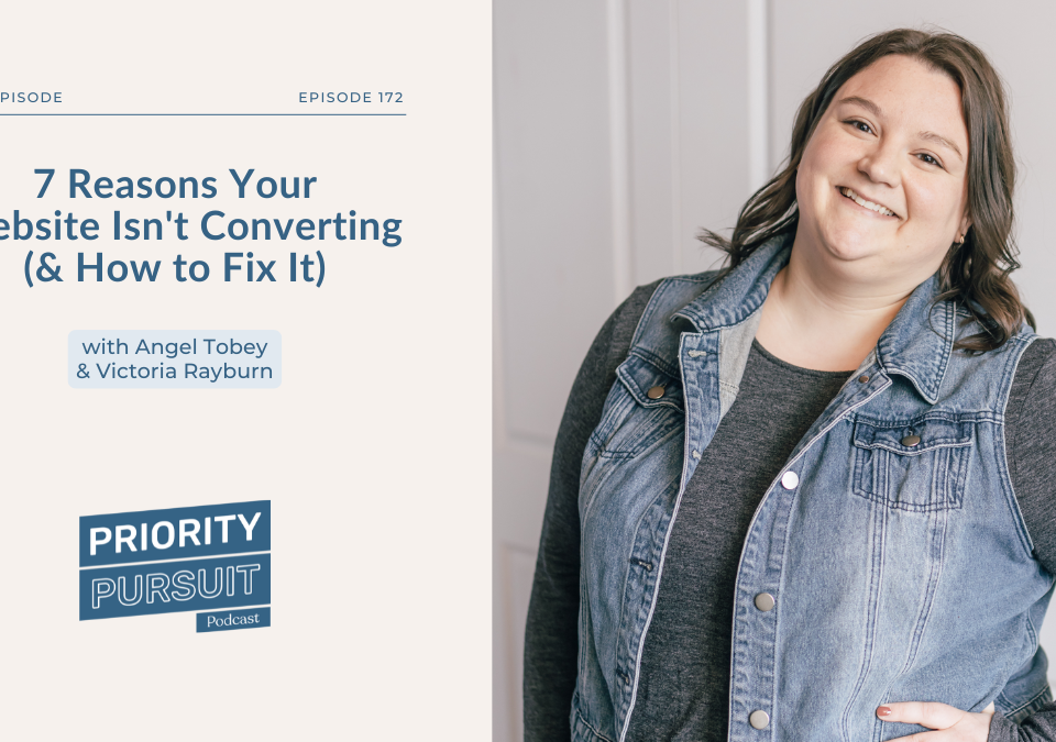 Treefrog’s Content Director, Angel Tobey, breaks down the seven reasons your website isn’t converting on Priority Pursuit.